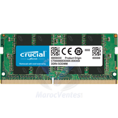 Crucial RAM CT8G4SFS824A 8Go DDR4 2400 MHz CL17 Mémoire d’ordinateur Portable
